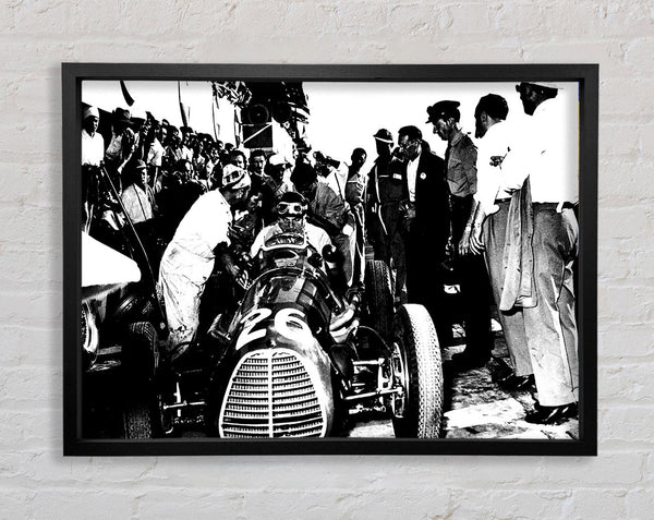 Number 26 In The Pit Stops Framed Print