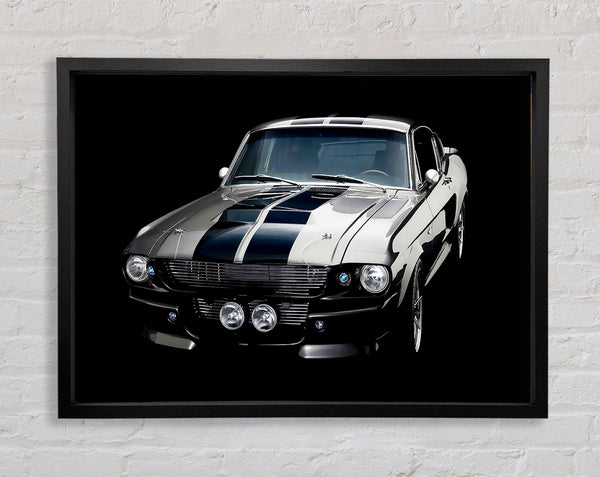 Mustang Stripes Framed Print