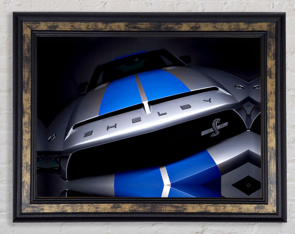 Mustang Shelby Grill Framed Print
