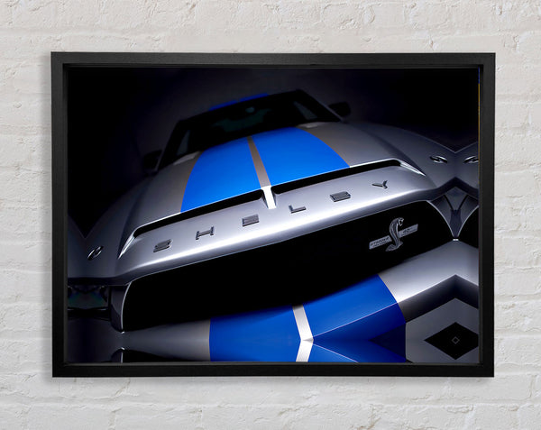Mustang Shelby Grill Framed Print