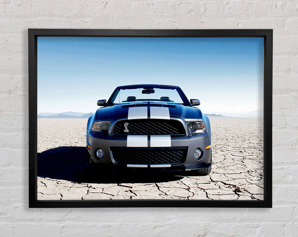 Mustang Shelby Front Profile Framed Print