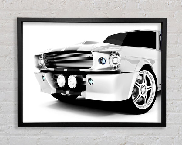 Mustang Grill Framed Print