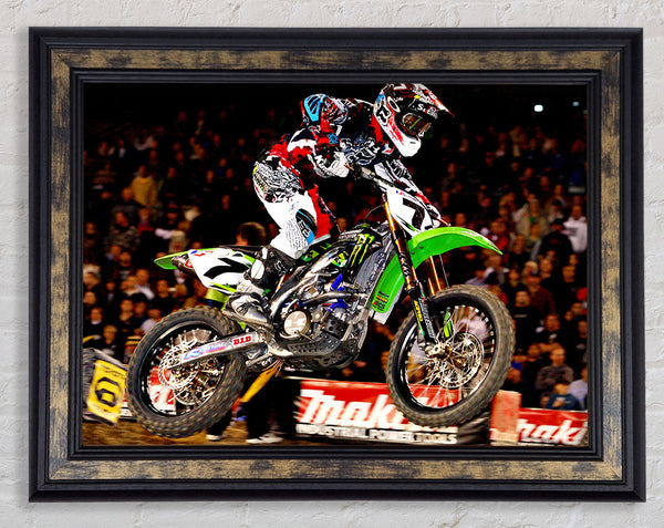 Motorcross James Stewart (Bubba) Framed Print