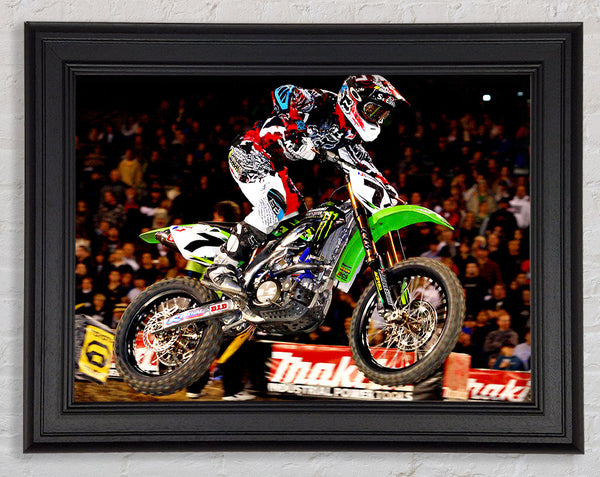 Motorcross James Stewart (Bubba) Framed Print