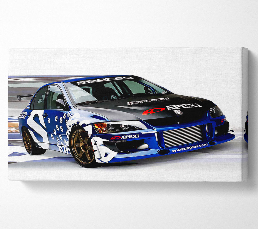  A Canvas Print of Mitsubishi Evo Canvas Wall Art