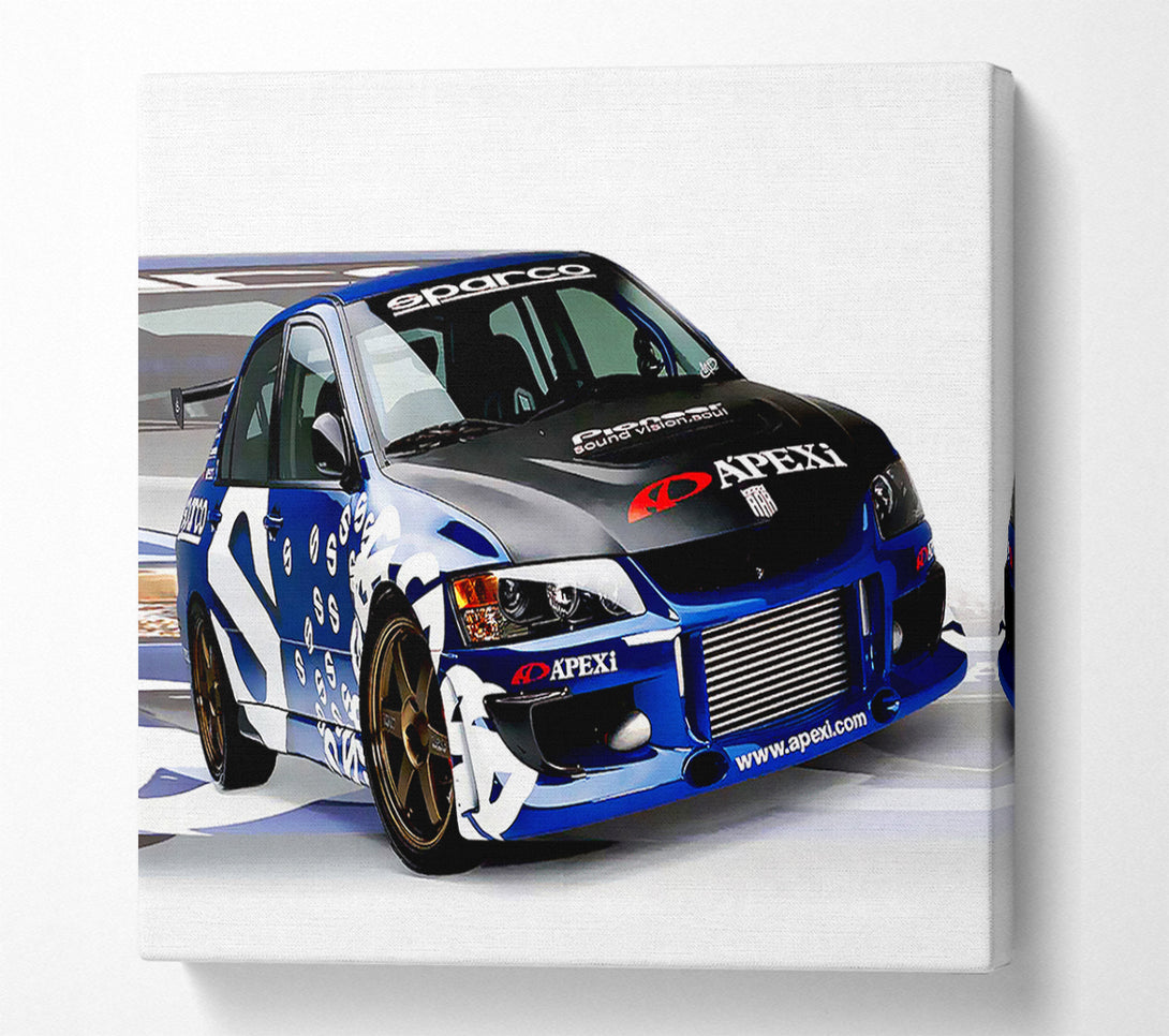  A Canvas Print of Mitsubishi Evo Canvas Wall Art