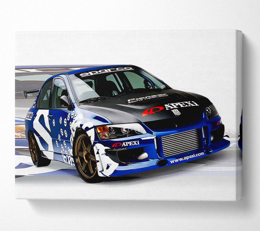  A Canvas Print of Mitsubishi Evo Canvas Wall Art