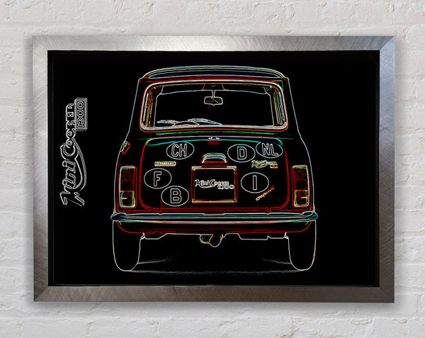 Mini Retro Framed Print