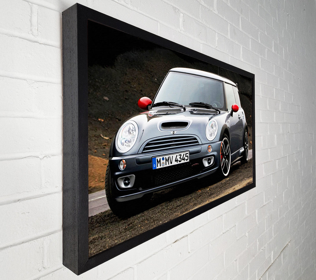  A Canvas Print of Mini Metro Silver Canvas Print