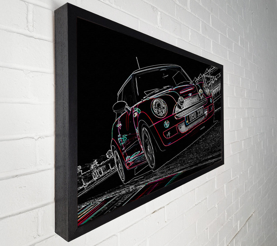  A Canvas Print of Mini Cooper Track Day Canvas Wall Art