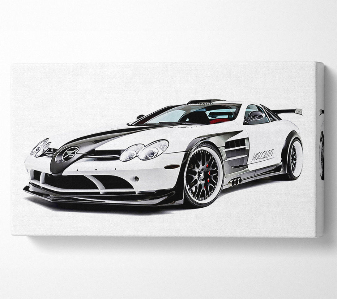  A Canvas Print of Mercedes Slr Maclaren Canvas Art