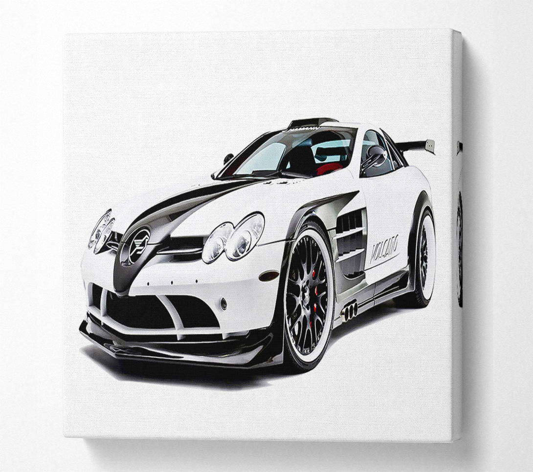  A Canvas Print of Mercedes Slr Maclaren Canvas Art