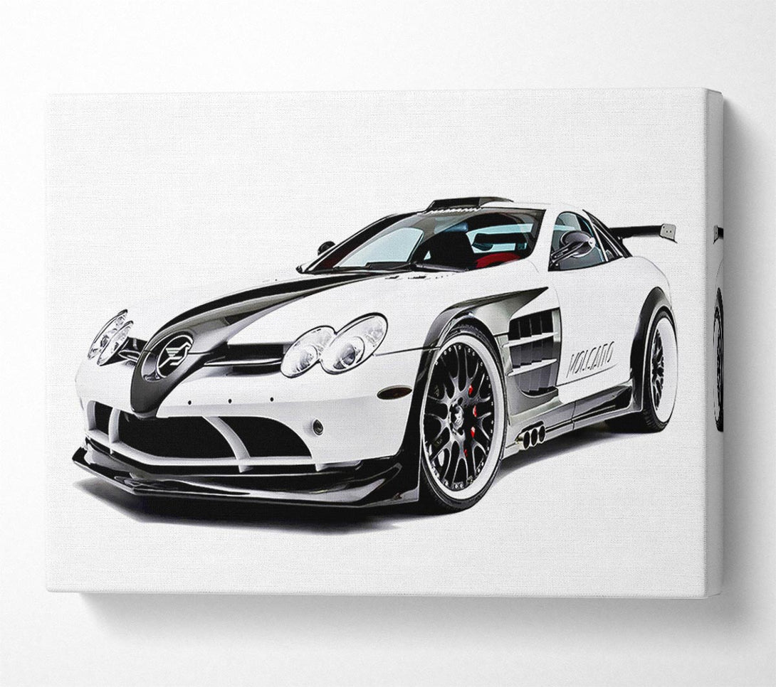  A Canvas Print of Mercedes Slr Maclaren Canvas Art