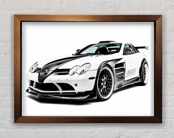 Mercedes SLR Maclaren Framed Print