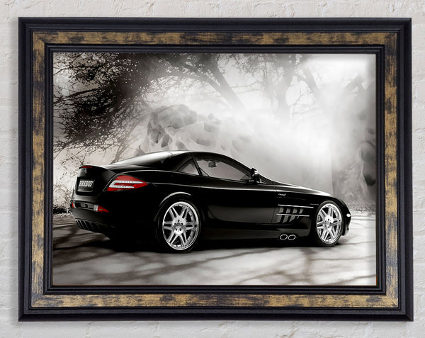 Mercedes Maclaren SLR Framed Print