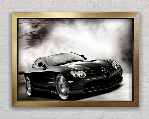 Mercedes Maclaren Black And White Framed Print