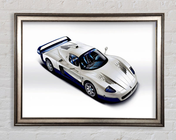 Maserati Racing Machine Framed Print