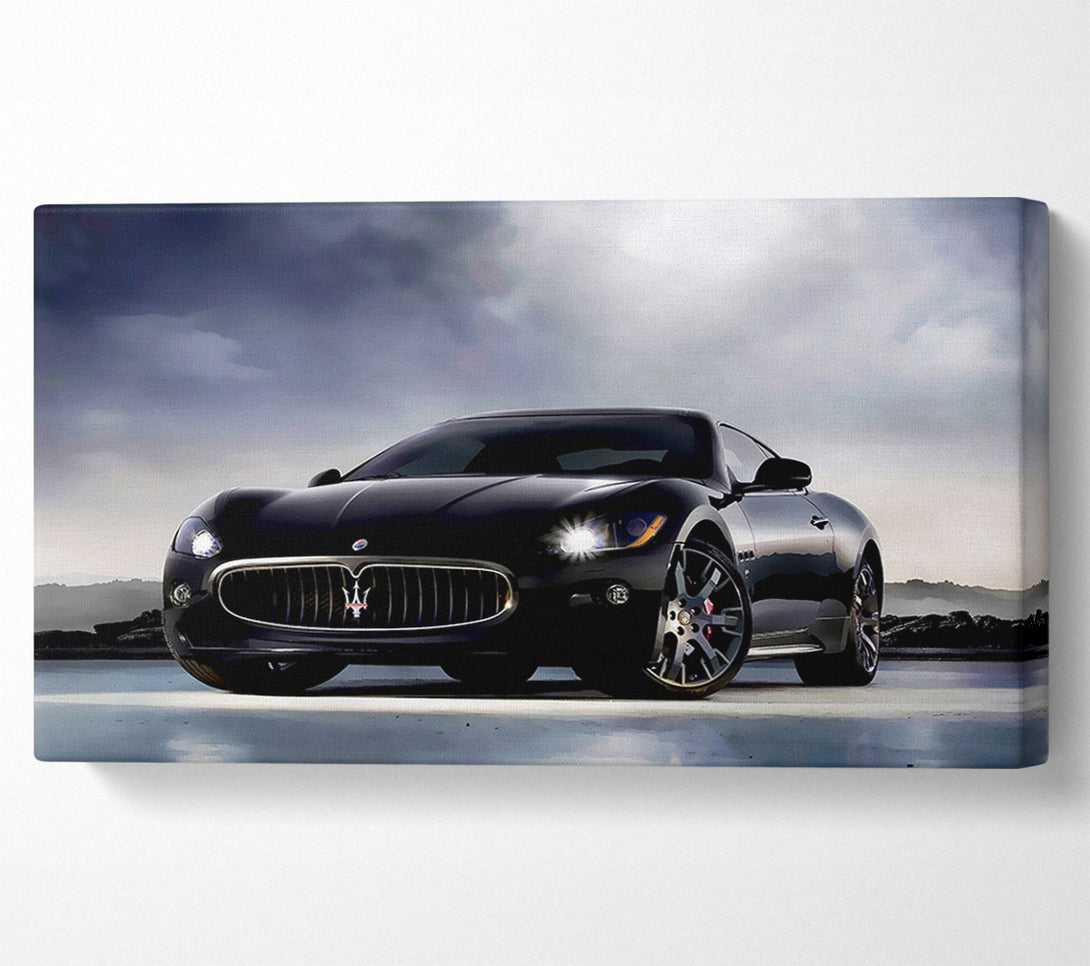  A Canvas Print of Maserati Black Beauty Canvas Art