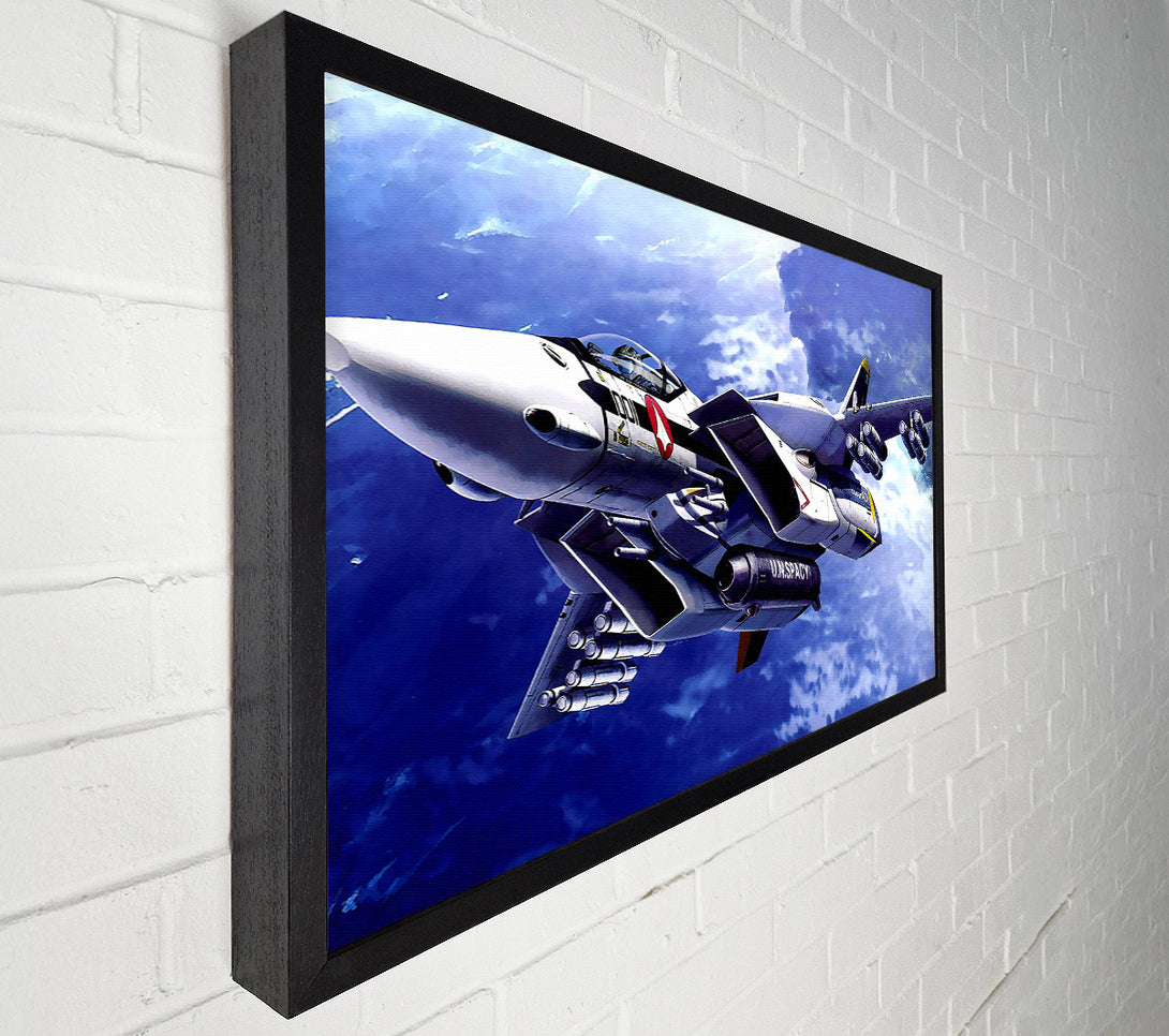  A Canvas Print of Macross Fighter Canvas Wall Art