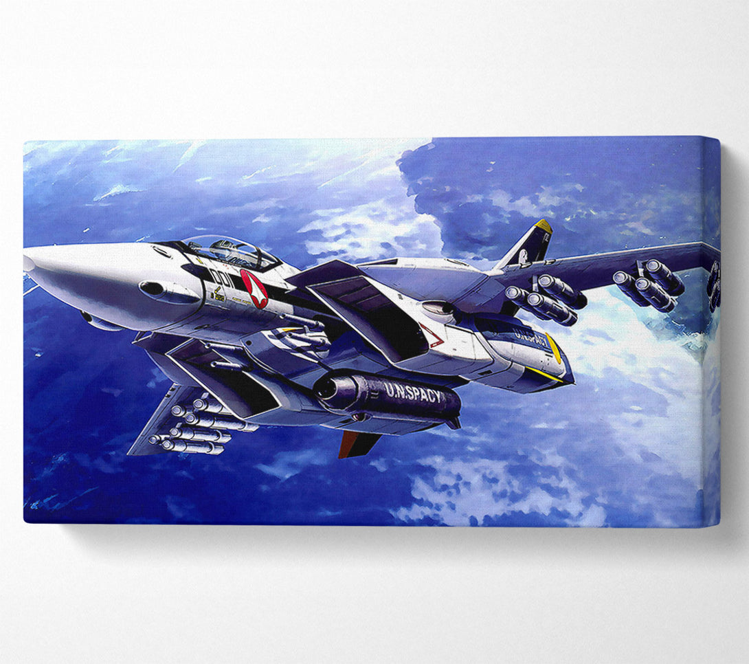  A Canvas Print of Macross Fighter Canvas Wall Art