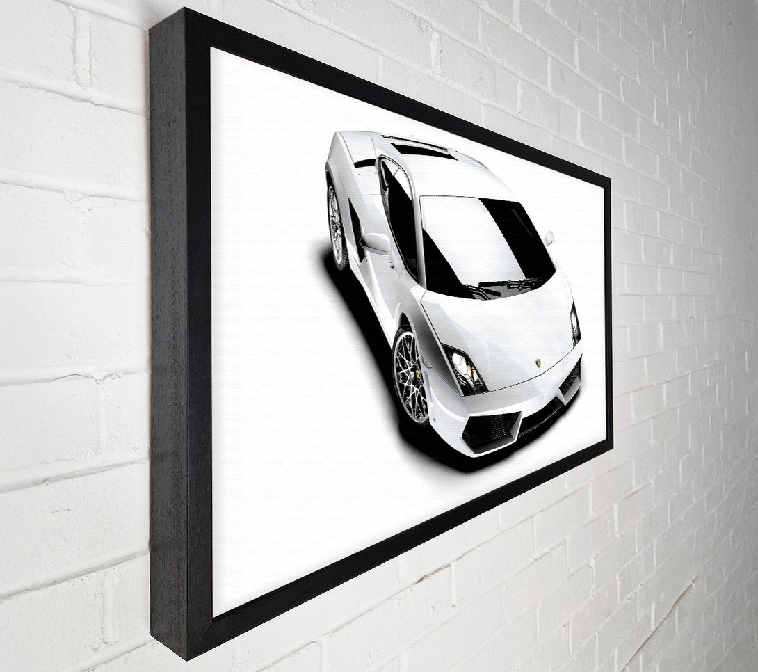  A Canvas Print of Lamborghini From Above Canvas Print