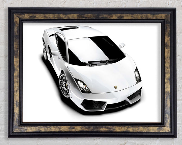 Lamborghini From Above Framed Print