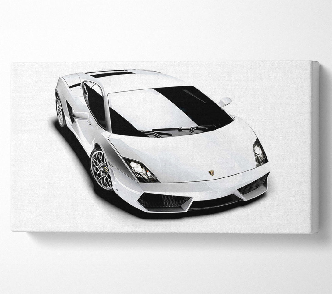  A Canvas Print of Lamborghini From Above Canvas Print