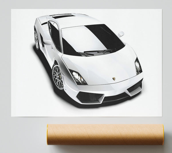 Lamborghini From Above Poster