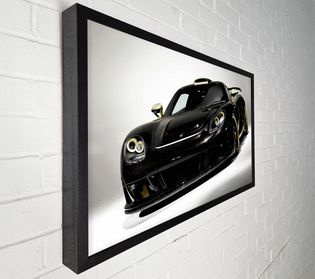  A Canvas Print of Lamborghini Black Gold Canvas Art
