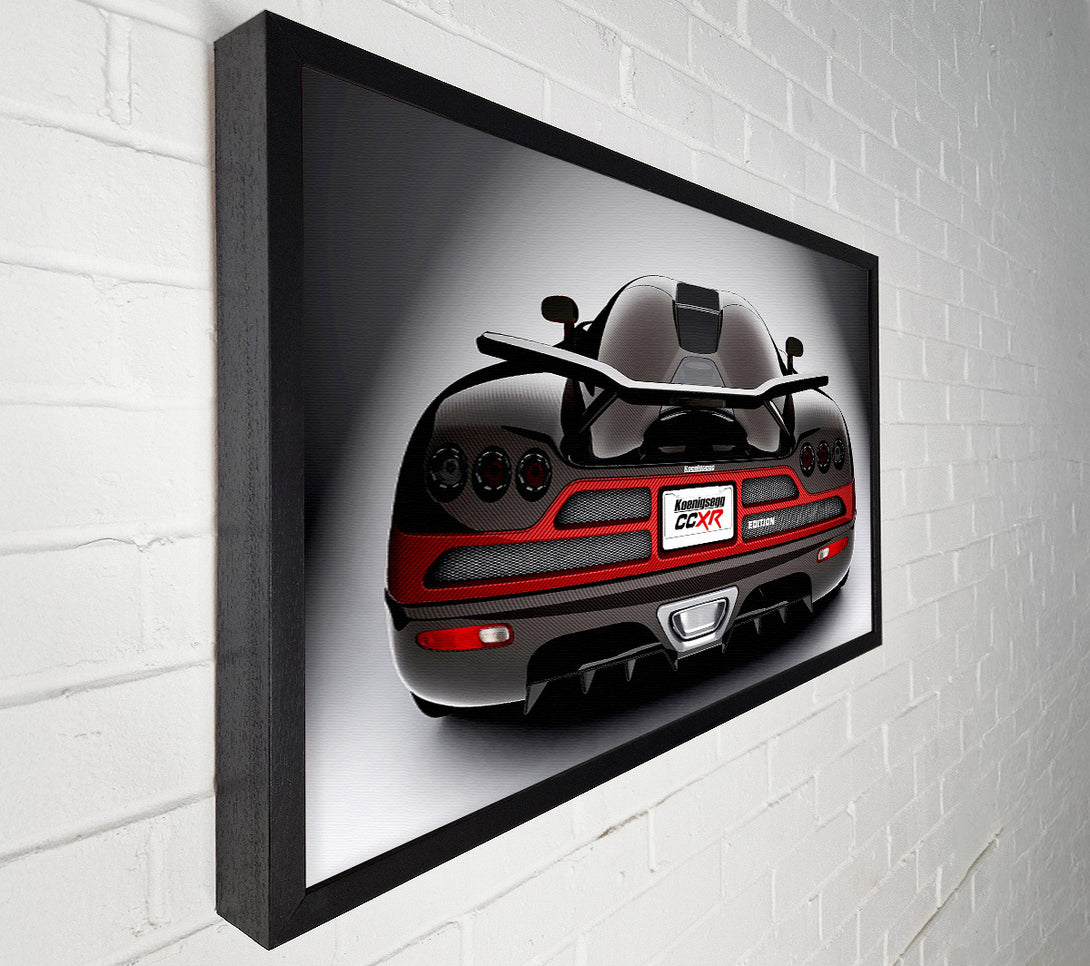  A Canvas Print of Koenigsegg Ccxr Rear Canvas Art