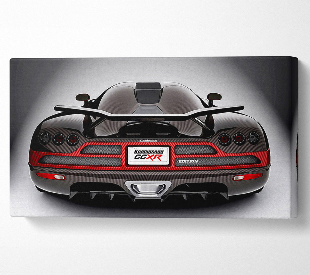  A Canvas Print of Koenigsegg Ccxr Rear Canvas Art