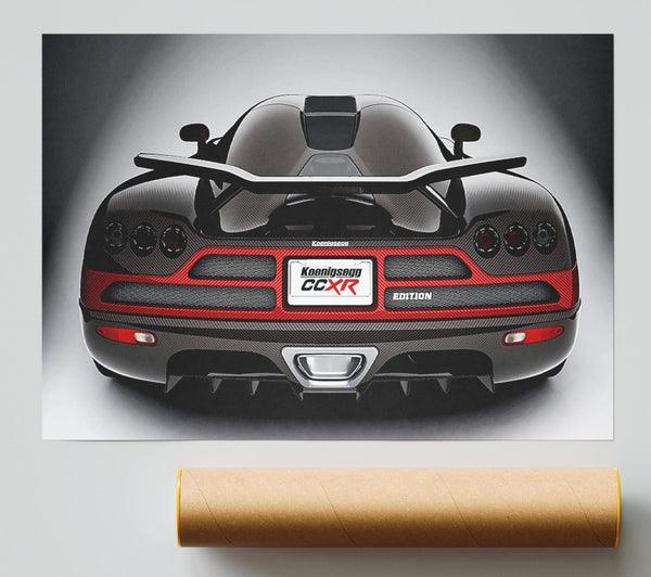 Koenigsegg Ccxr Rear Print