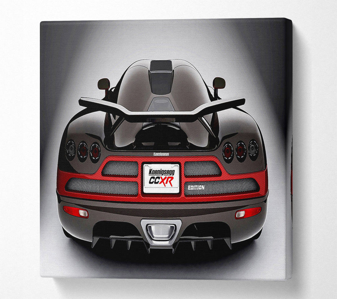  A Canvas Print of Koenigsegg Ccxr Rear Canvas Art