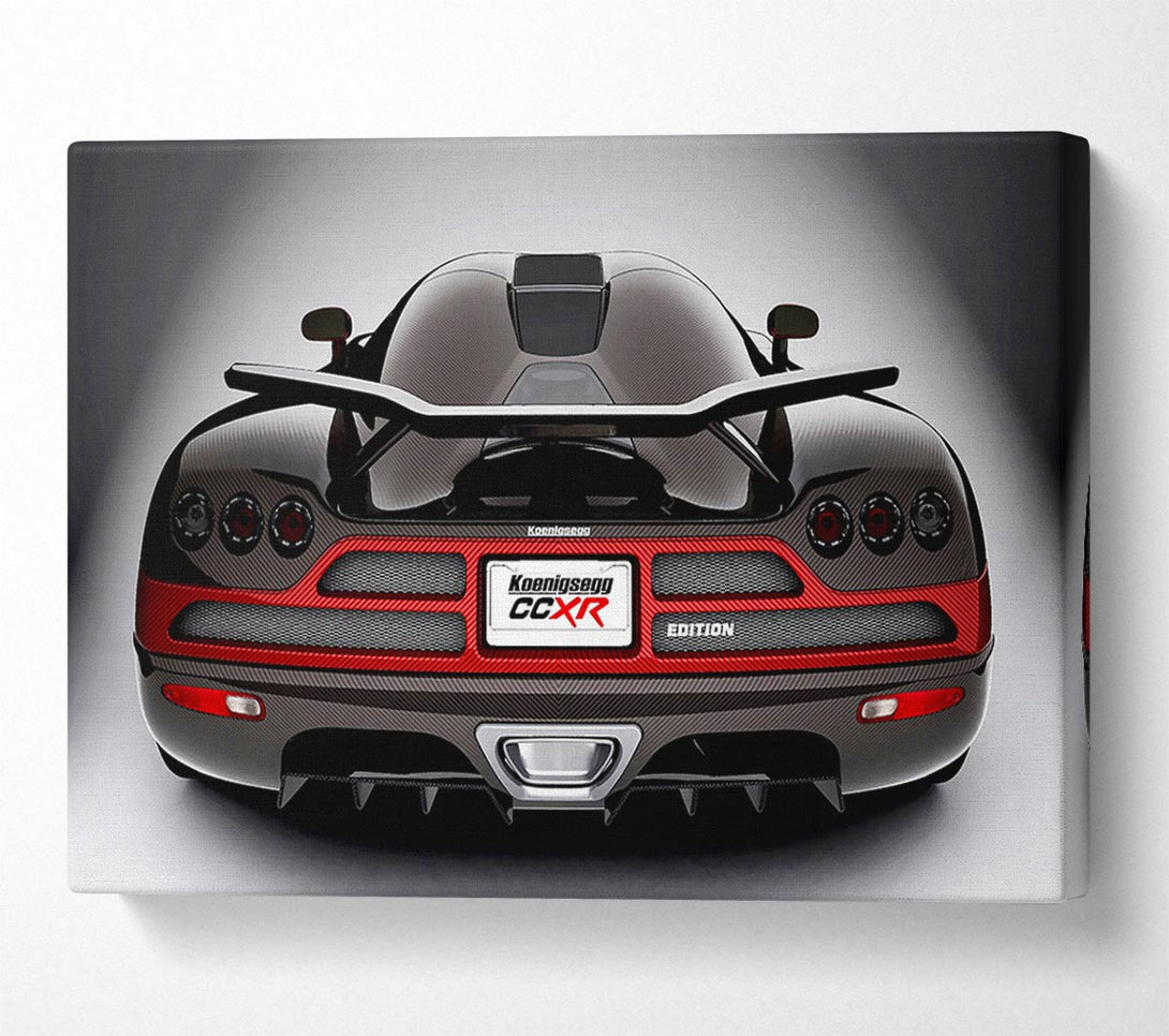 A Canvas Print of Koenigsegg Ccxr Rear Canvas Art