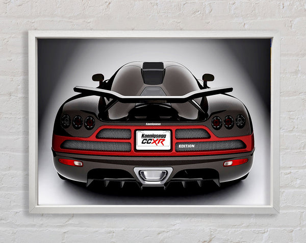 Koenigsegg CCXR Rear Framed Print