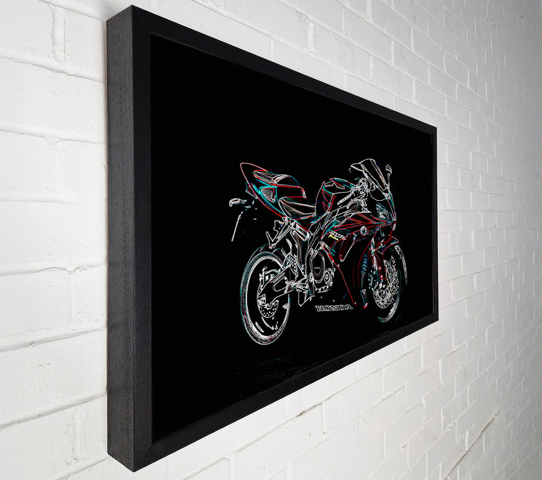  A Canvas Print of Honda Cbr Canvas Wall Art