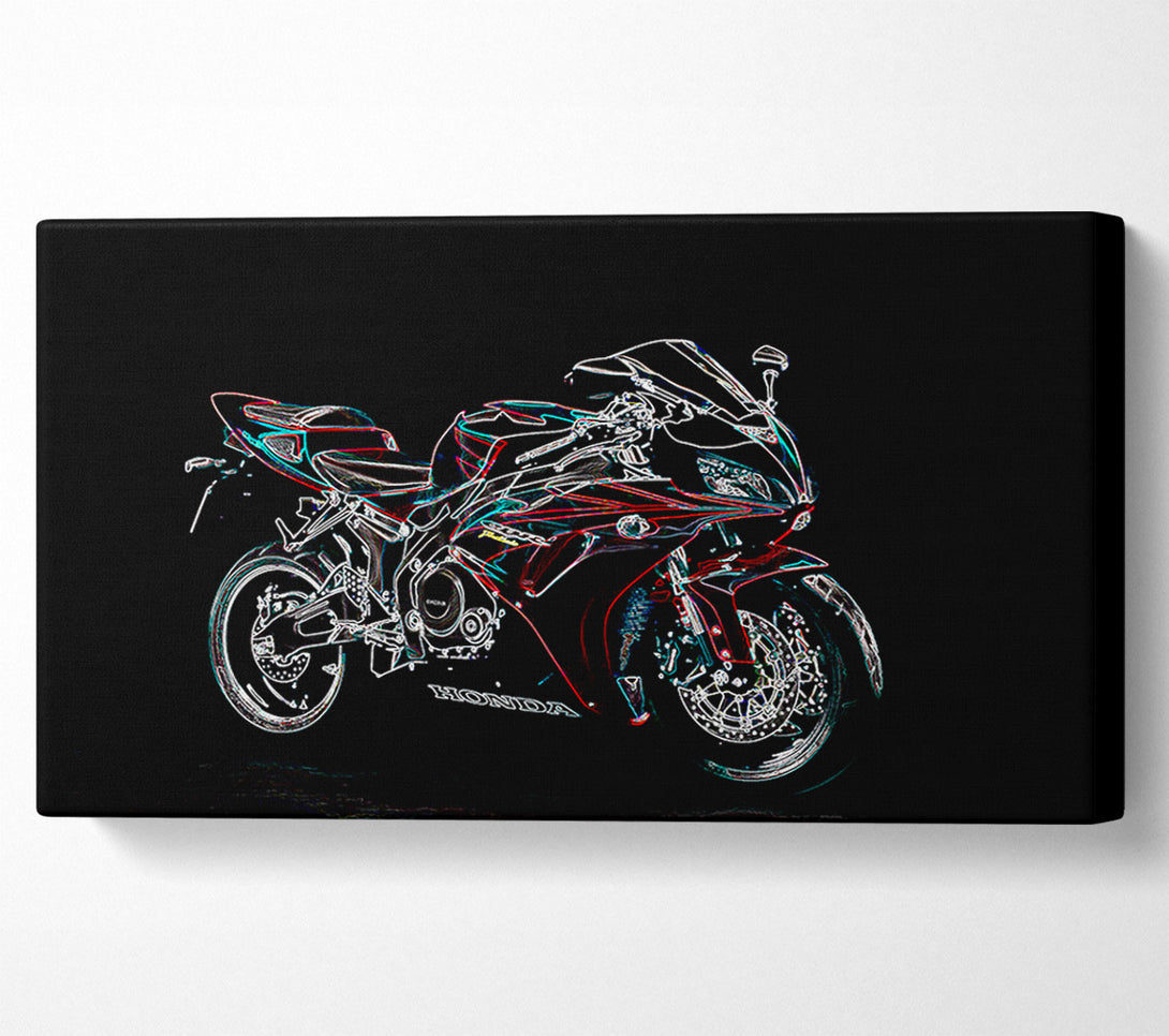  A Canvas Print of Honda Cbr Canvas Wall Art
