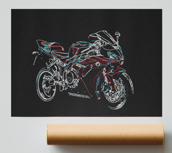 Honda Cbr Giclee Print