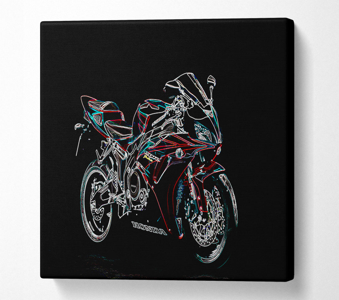  A Canvas Print of Honda Cbr Canvas Wall Art