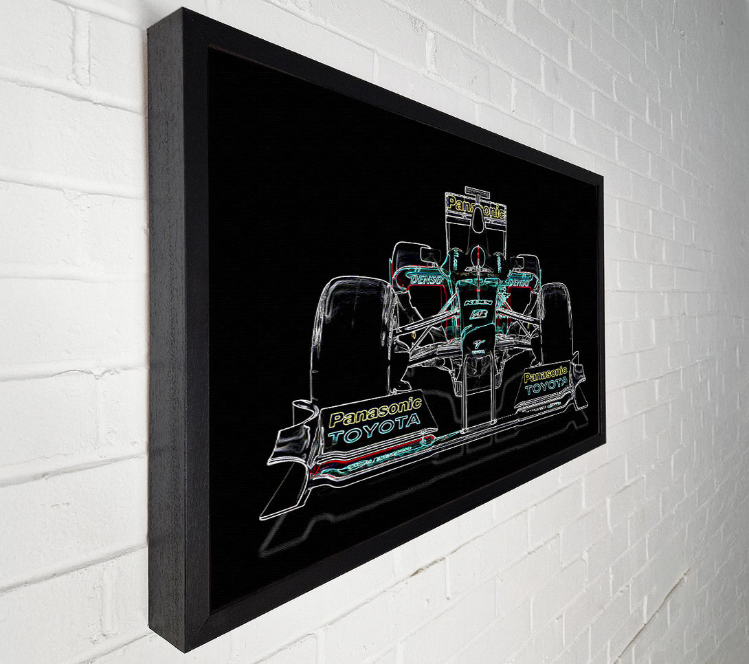  A Canvas Print of Formula One Canvas Wall Art