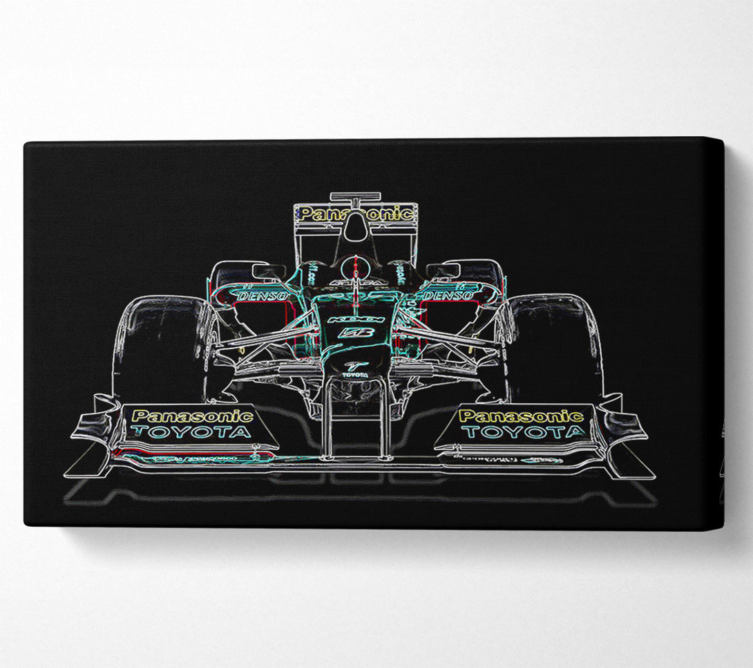  A Canvas Print of Formula One Canvas Wall Art