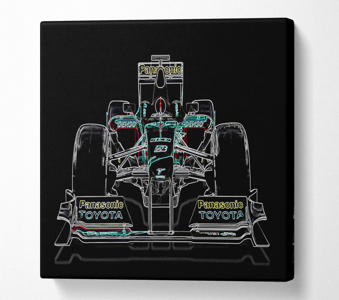  A Canvas Print of Formula One Canvas Wall Art