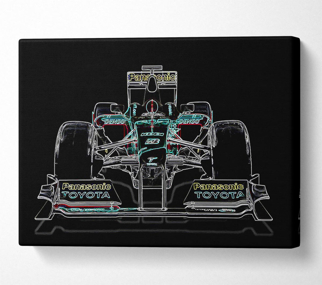  A Canvas Print of Formula One Canvas Wall Art