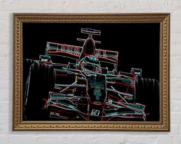 Formula One Track Framed Print