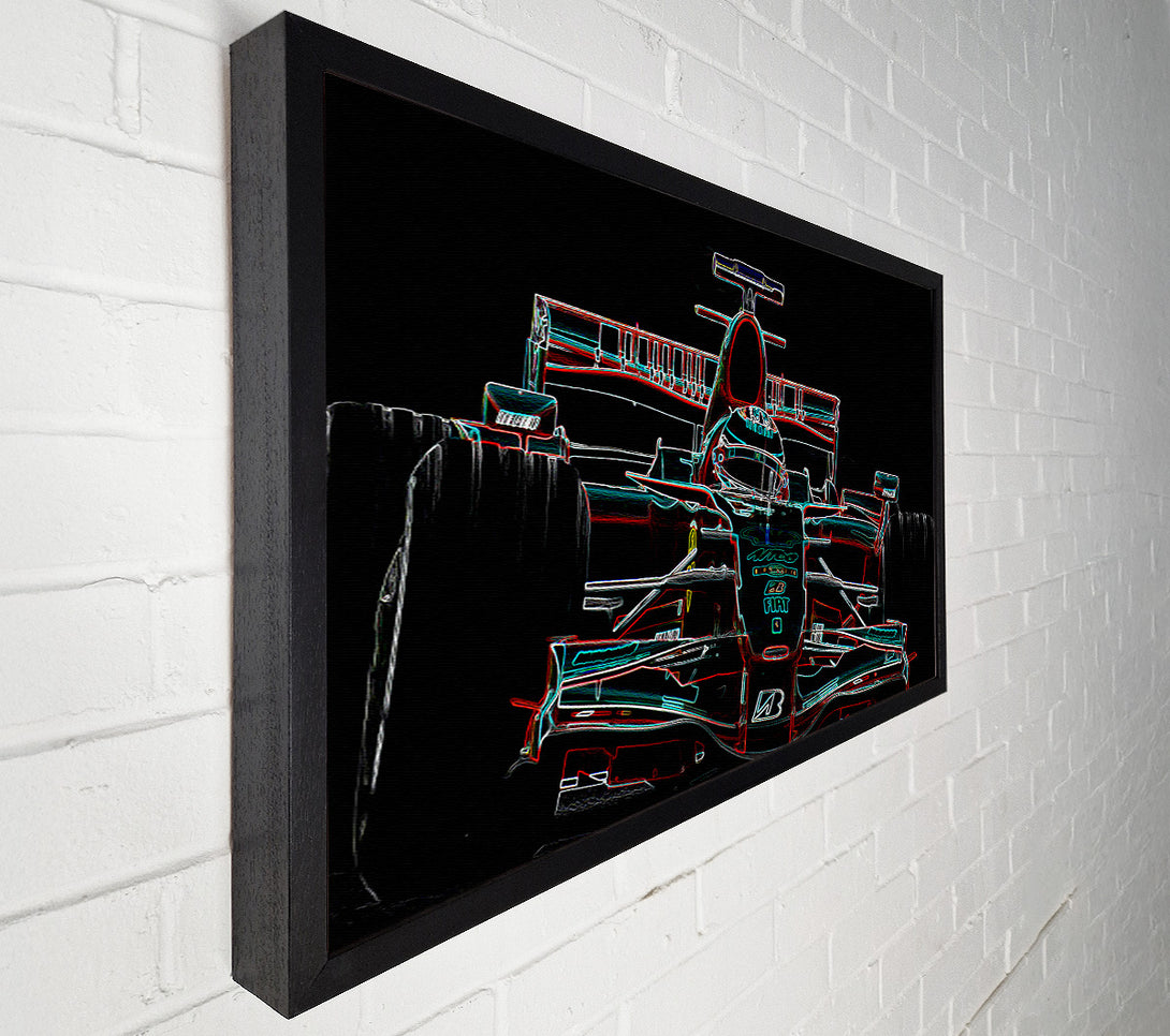  A Canvas Print of Formula One Track Canvas Art