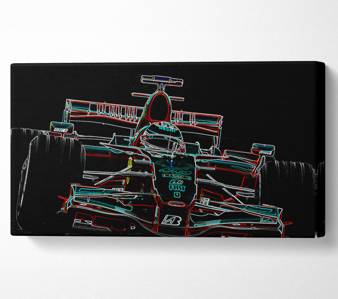  A Canvas Print of Formula One Track Canvas Art