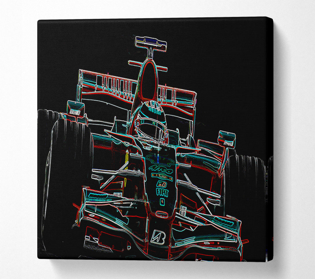  A Canvas Print of Formula One Track Canvas Art
