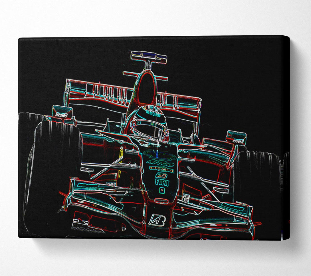  A Canvas Print of Formula One Track Canvas Art