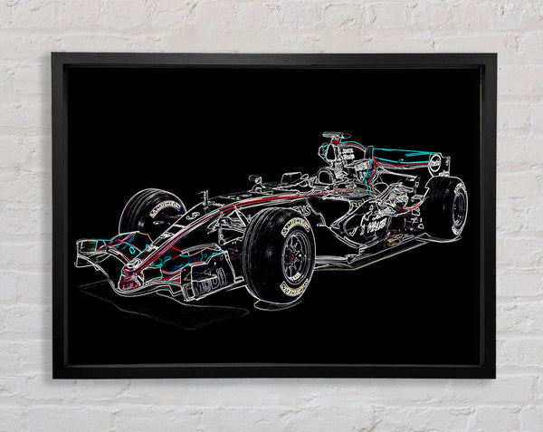 Formula One Stunning Side Profile 2 Framed Print