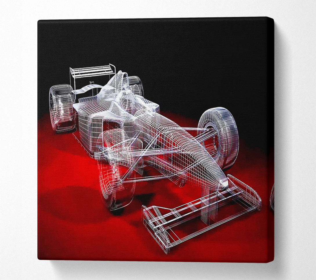  A Canvas Print of Formula One Prototype Canvas Art